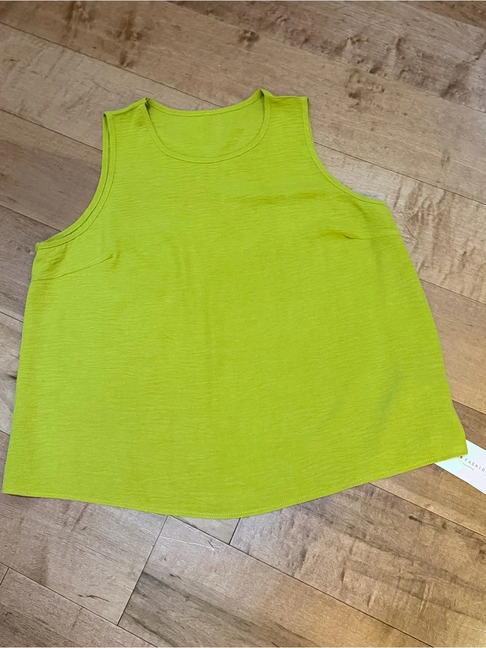 Women's Lime Green Casual Skirt Set